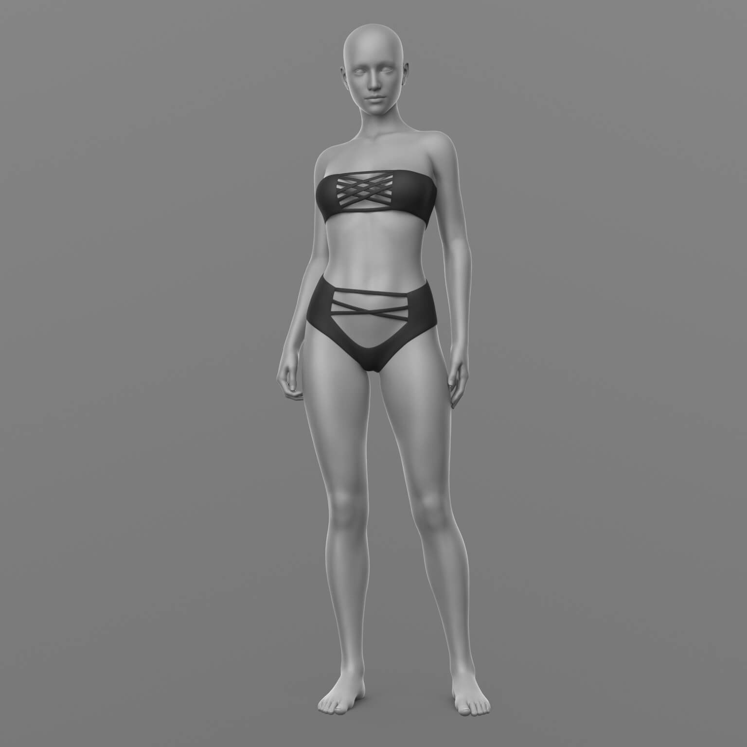 Shorts and Top G8 Female Daz Content