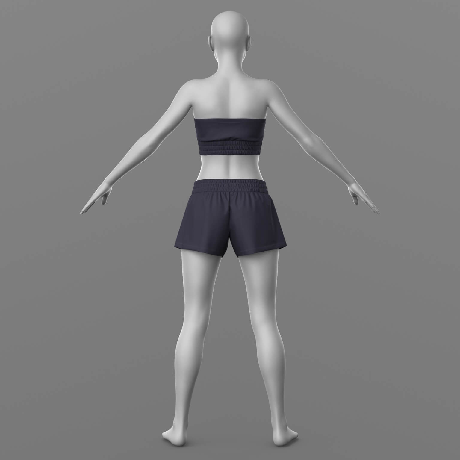 Shorts and Top G8 Female Daz Content
