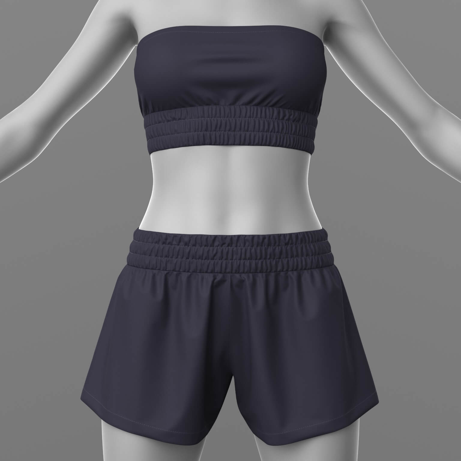 Shorts and Top G8 Female Daz Content