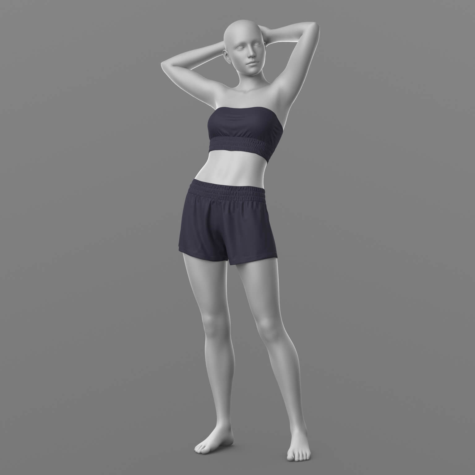 Shorts and Top G8 Female Daz Content