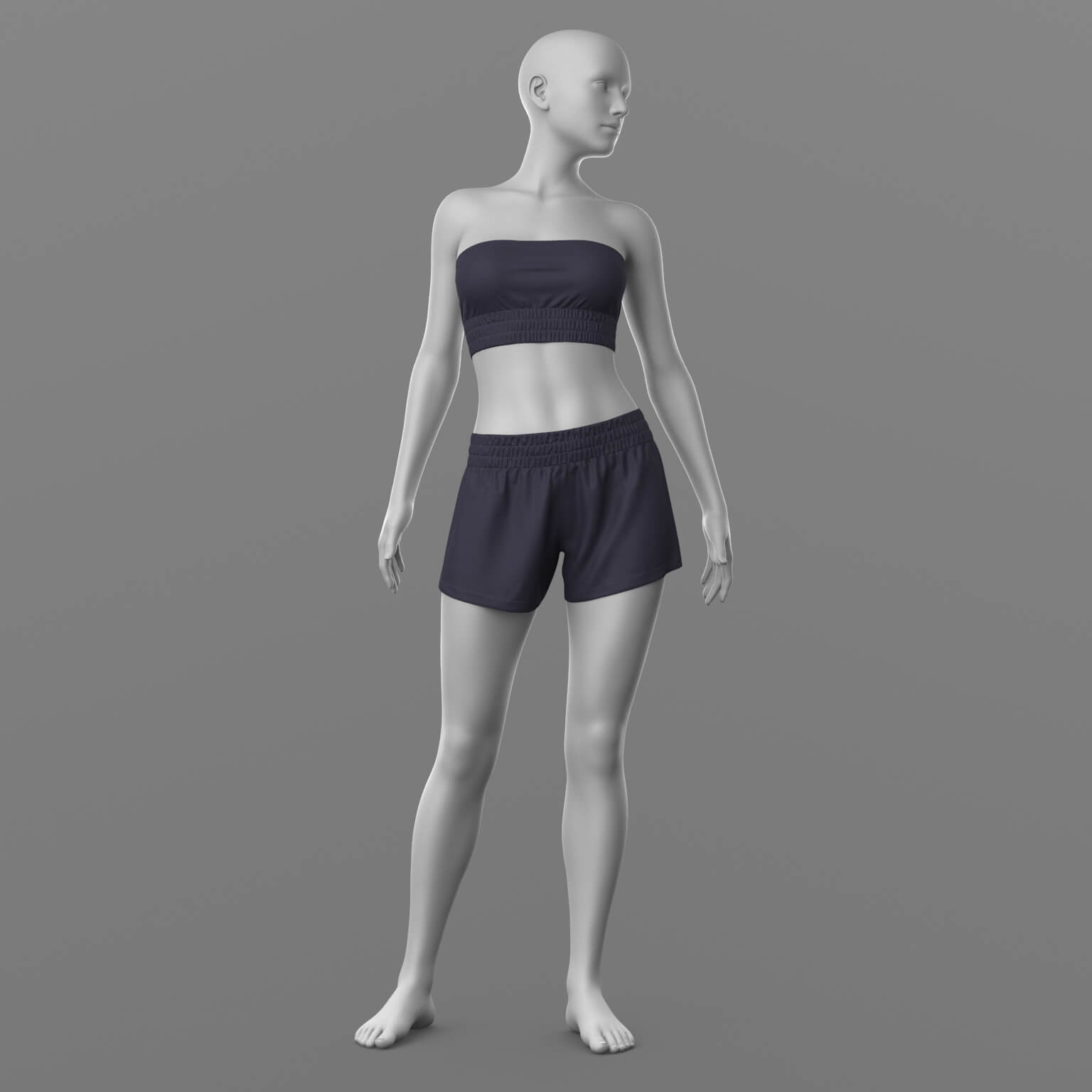 Shorts and Top G8 Female Daz Content