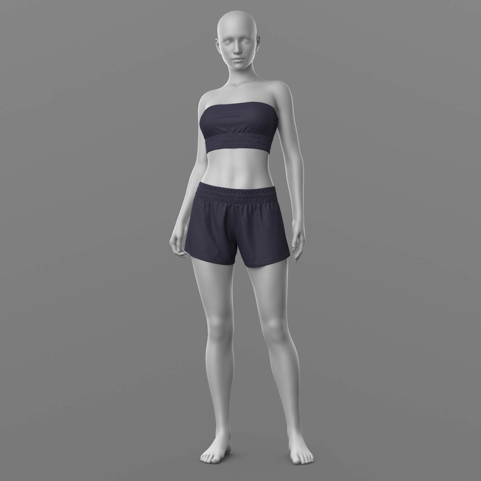Shorts and Top G8 Female Daz Content