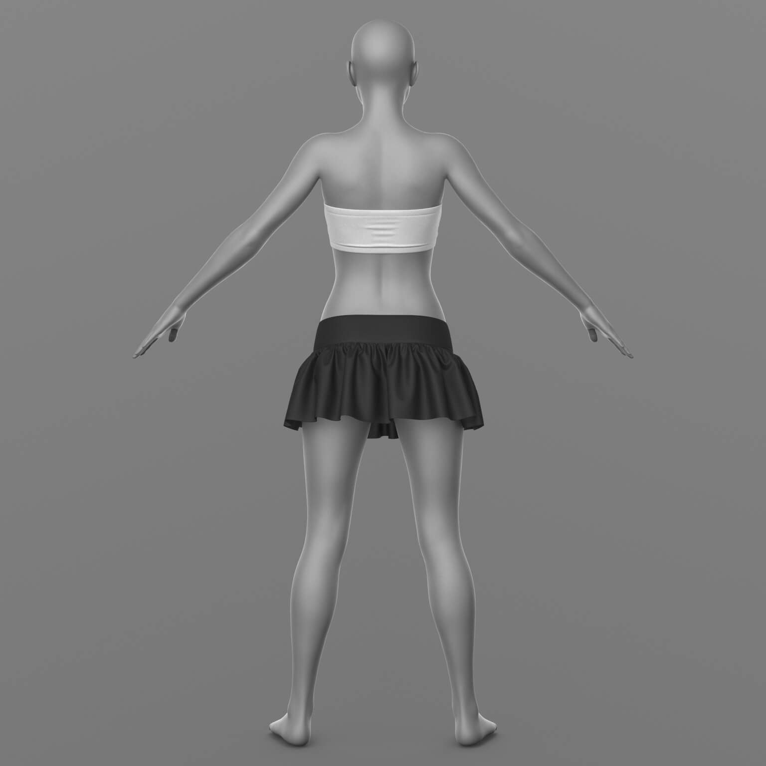 Skirt and Top G8 Female Daz Content