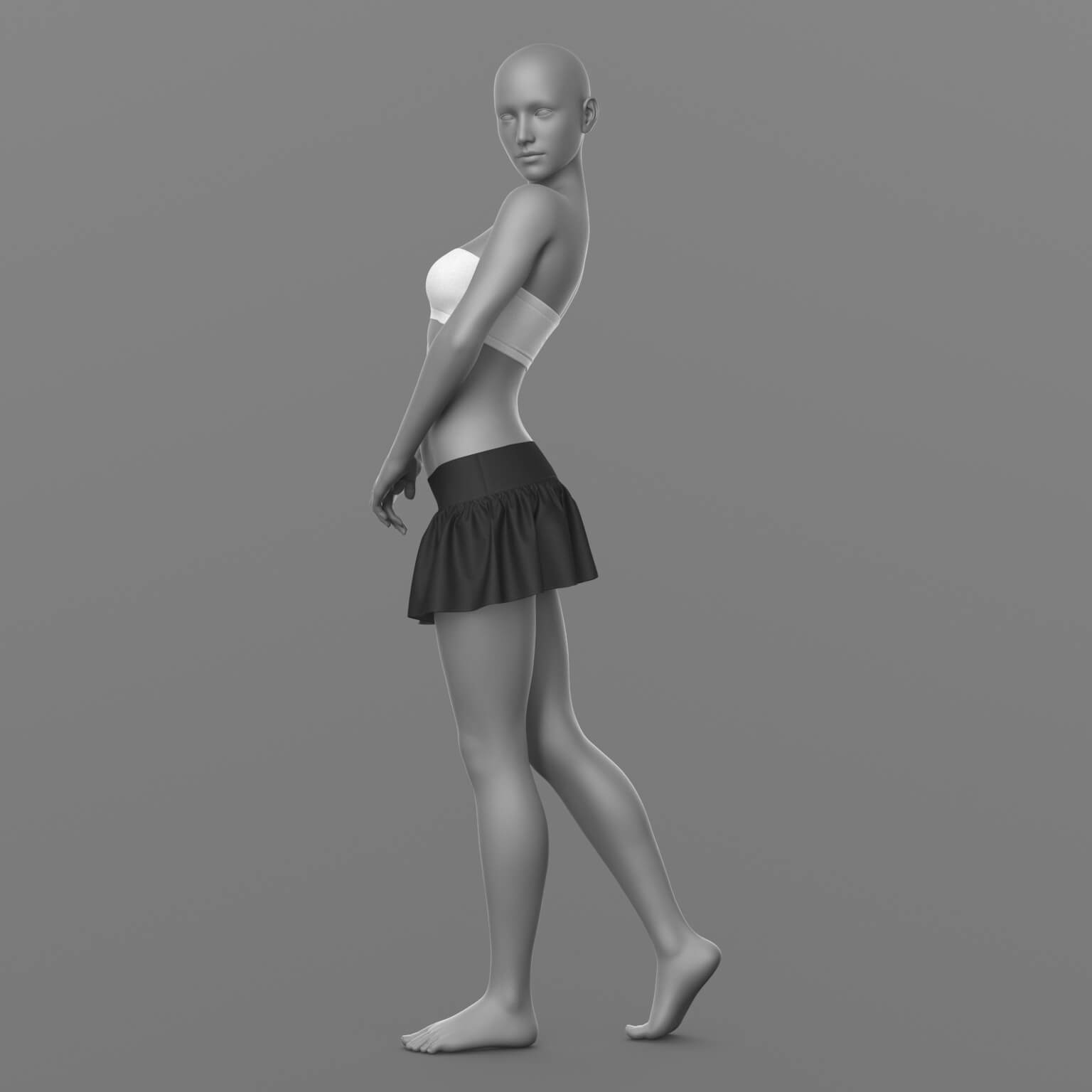 Skirt and Top G8 Female Daz Content