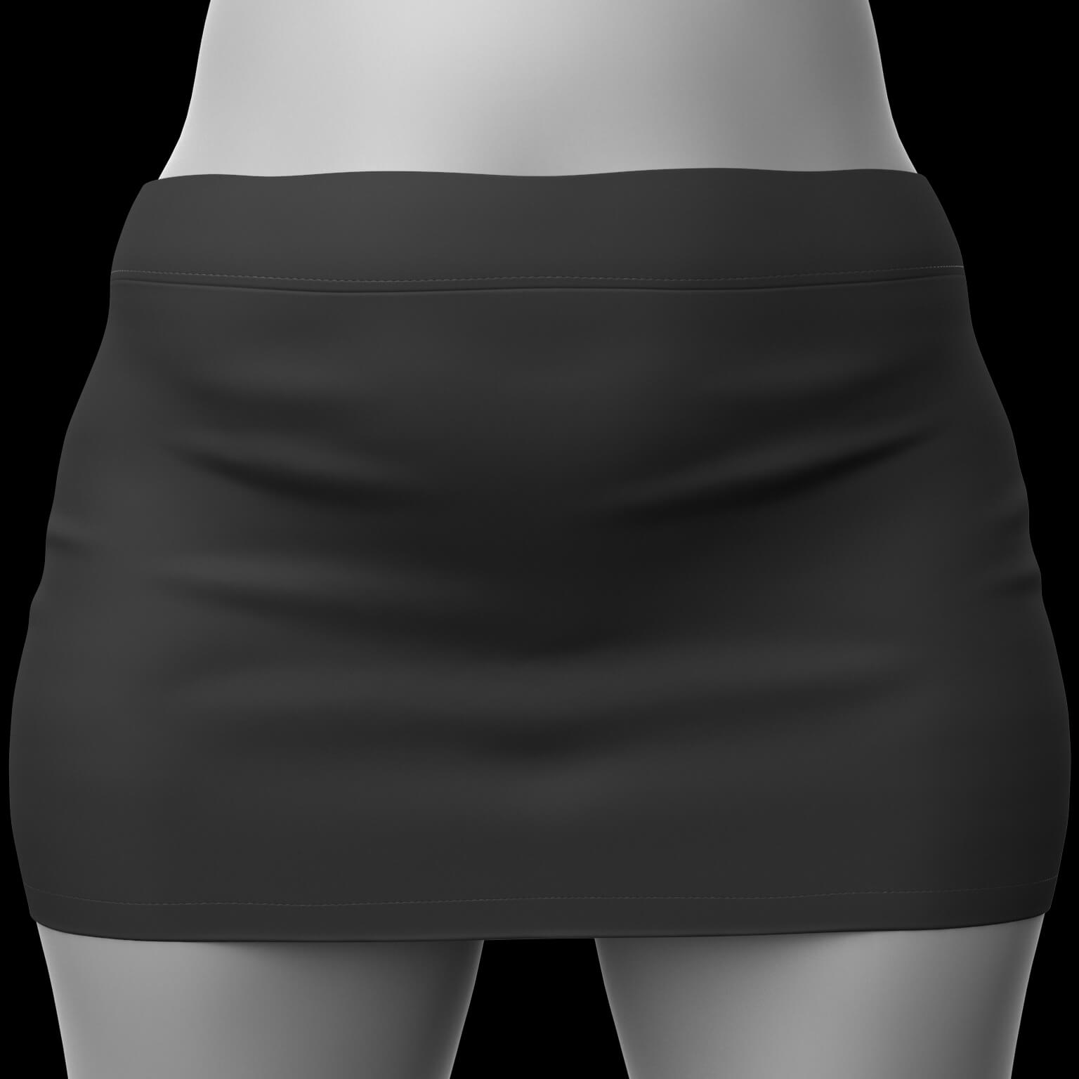 Skirt Short G8 Female Daz Content