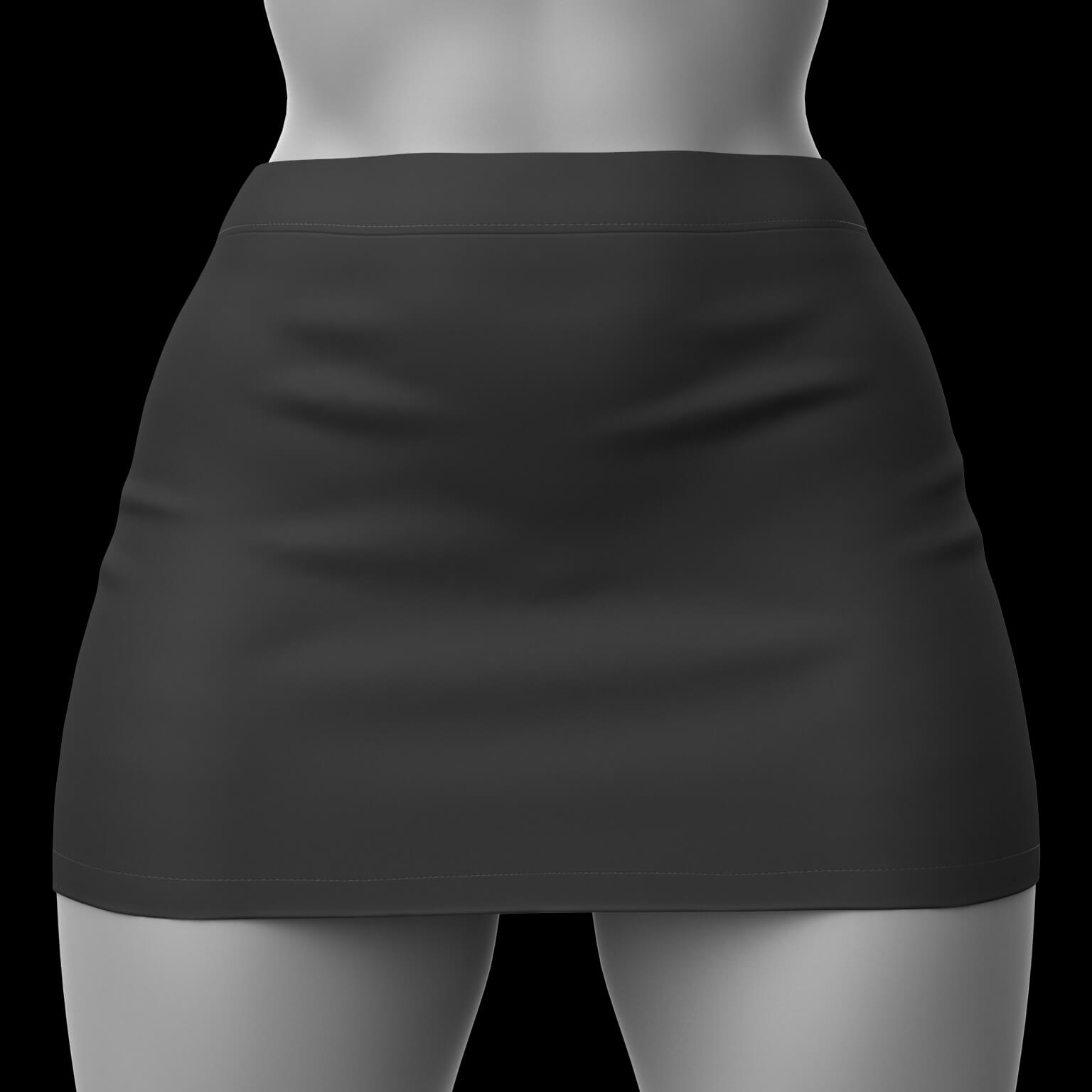 Skirt Short G8 Female Daz Content