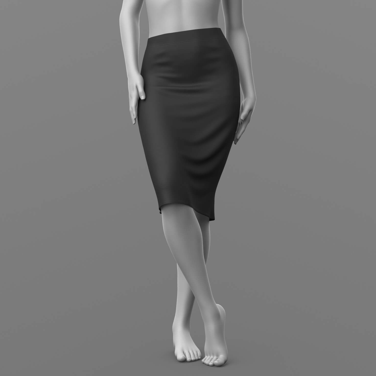 Short Sweater and Skirt Long G8F Daz Content