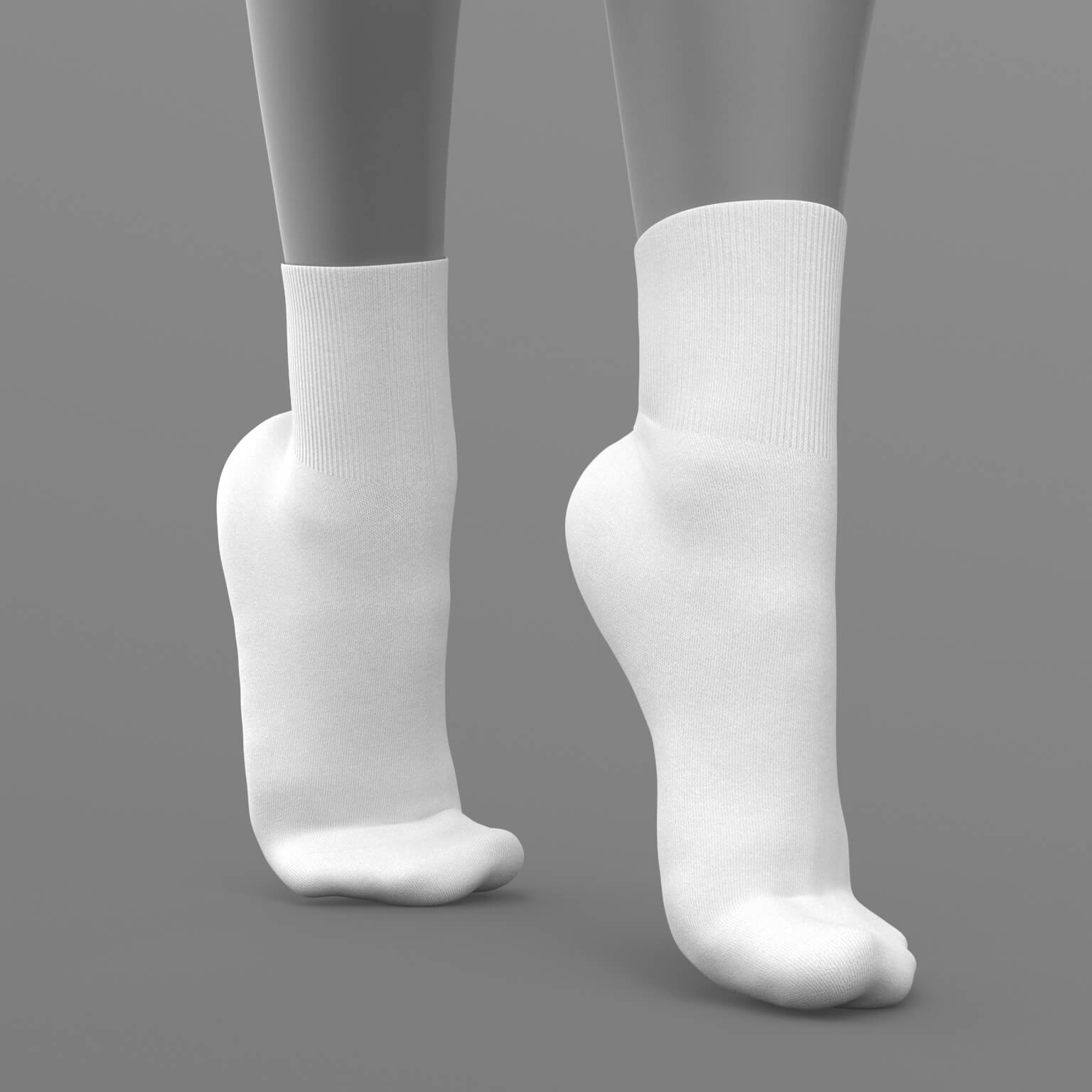Sneakers and Socks 2v G8 Female Daz Content
