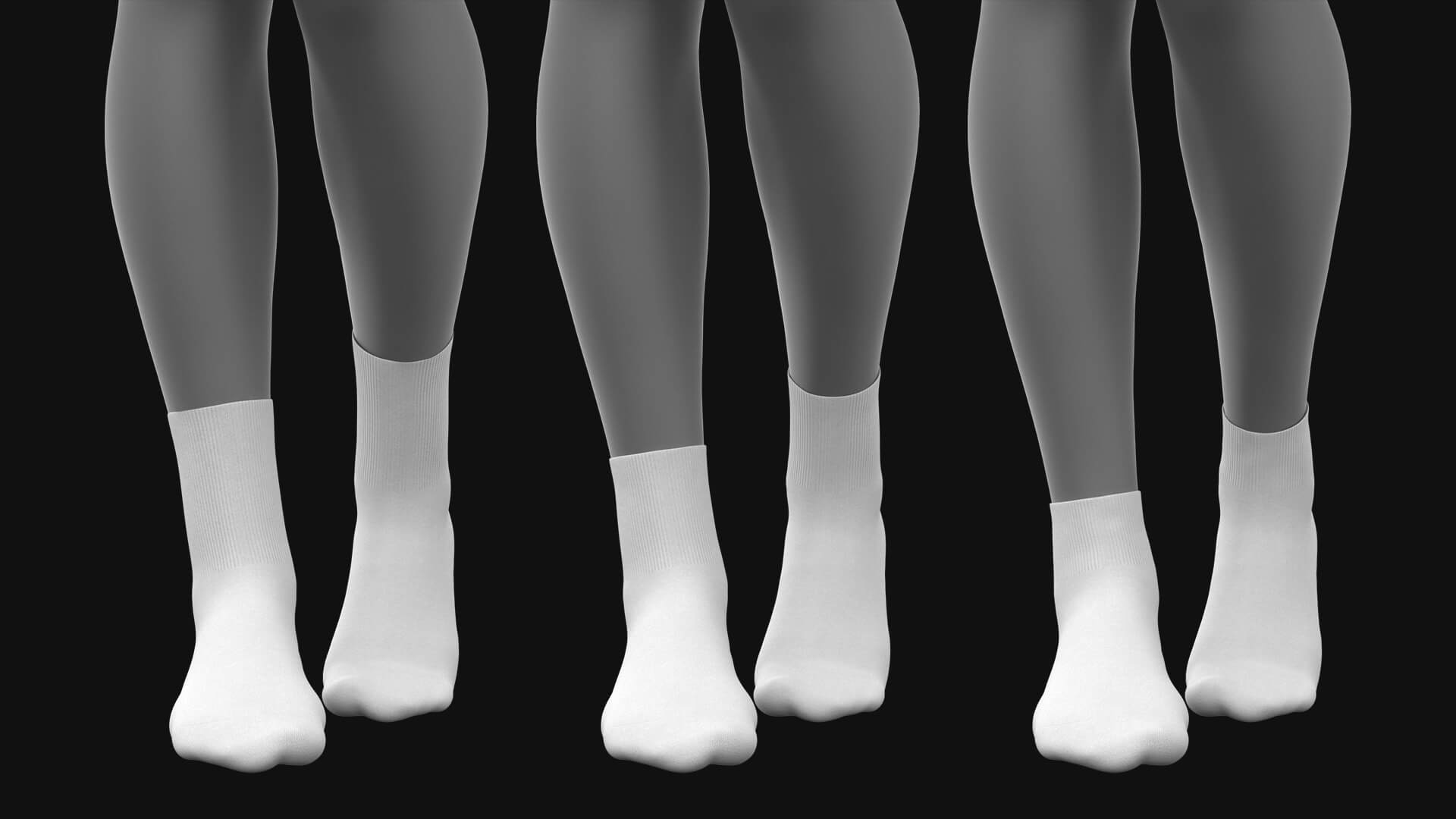 Sneakers and Socks 2v G8 Female Daz Content