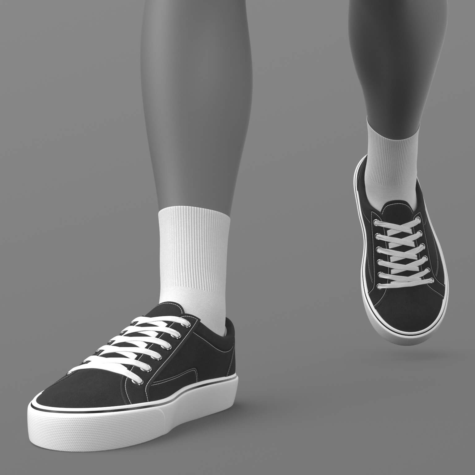 Sneakers and Socks 2v G8 Male Daz Content