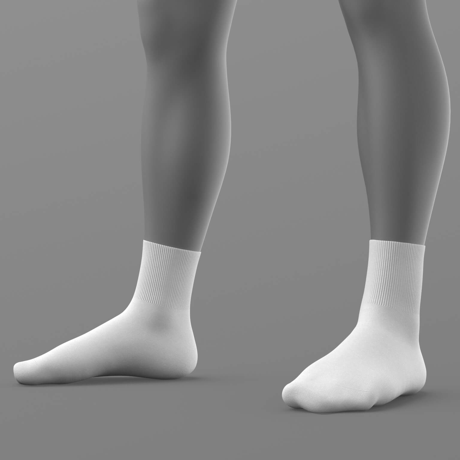Sneakers and Socks 2v G8 Male Daz Content