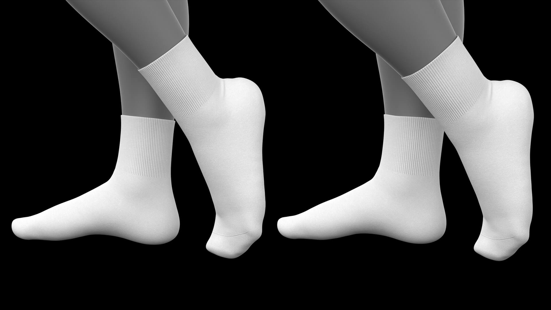 Sneakers and Socks 2v G8 Male Daz Content