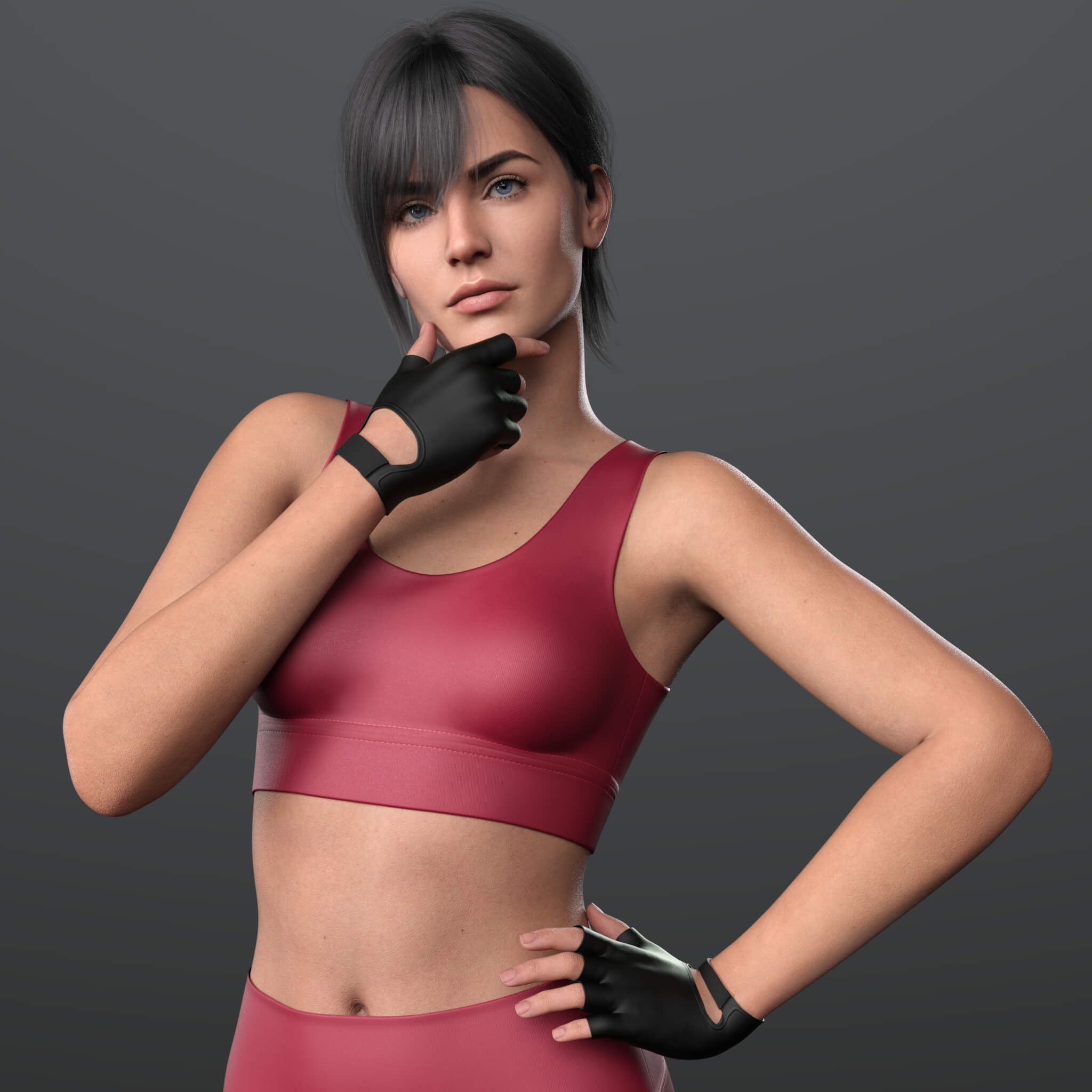 Sports Gloves G9 Daz Content
