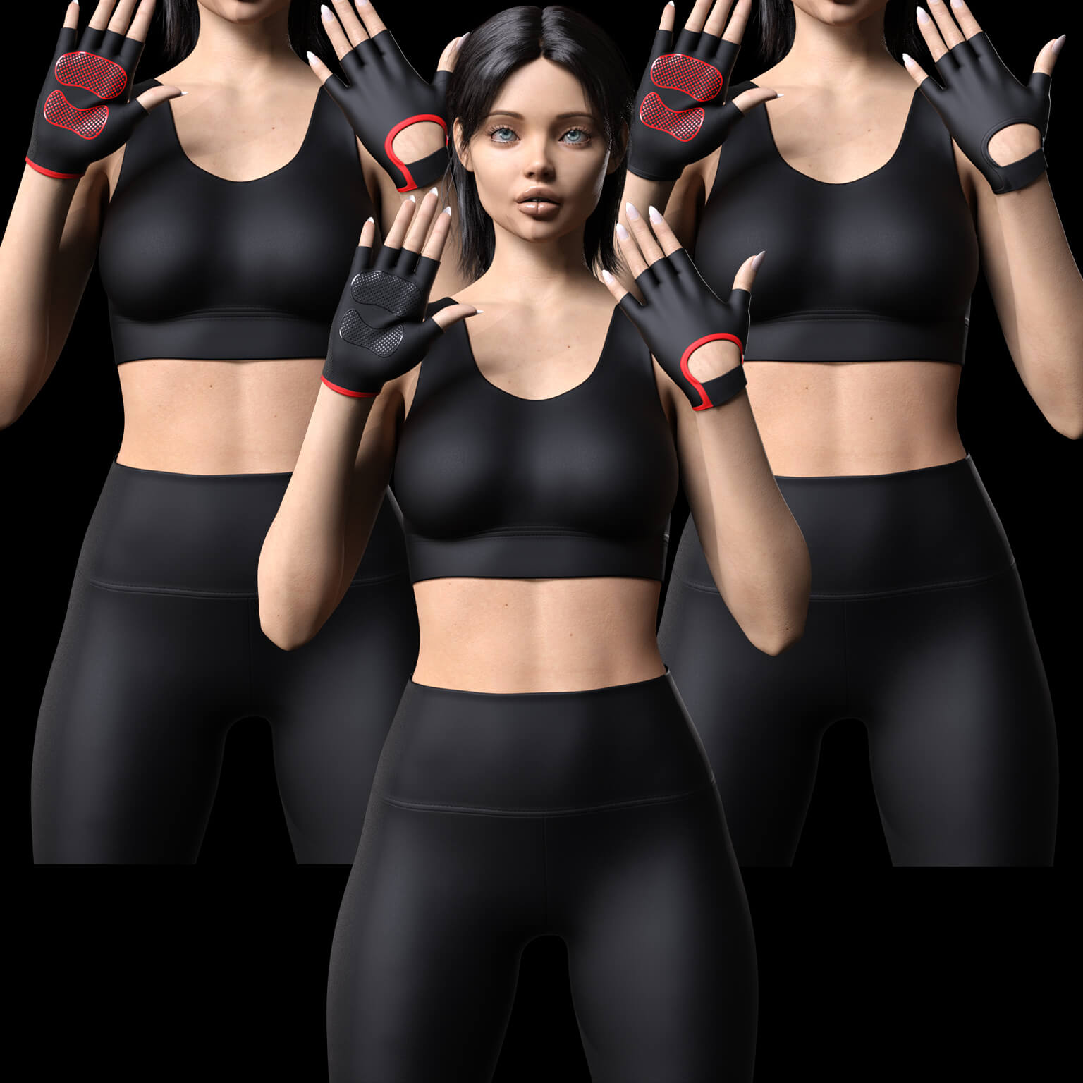 Sports Gloves G9 Daz Content