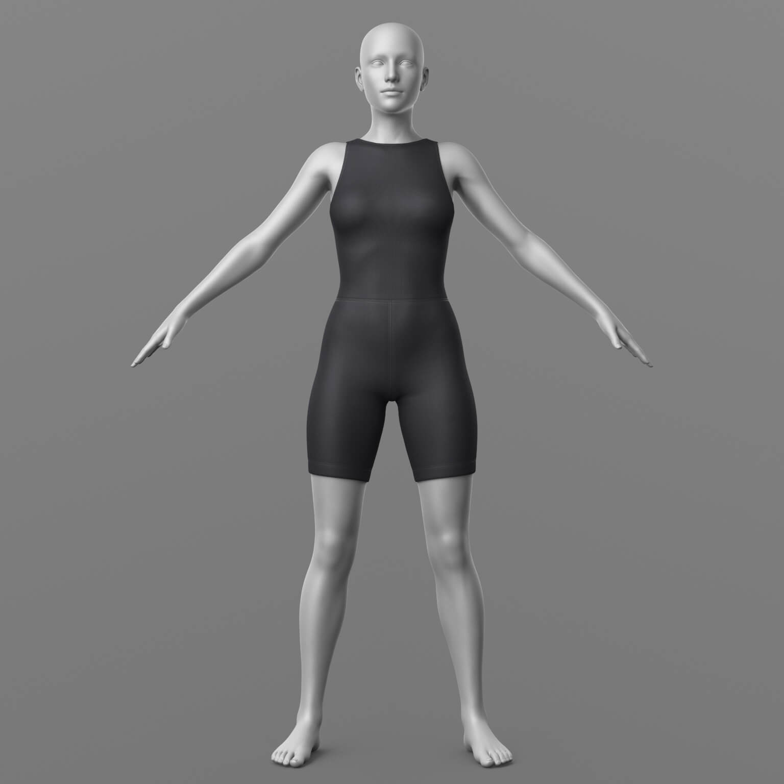 Sports Jumpsuit G8 Female Daz Content