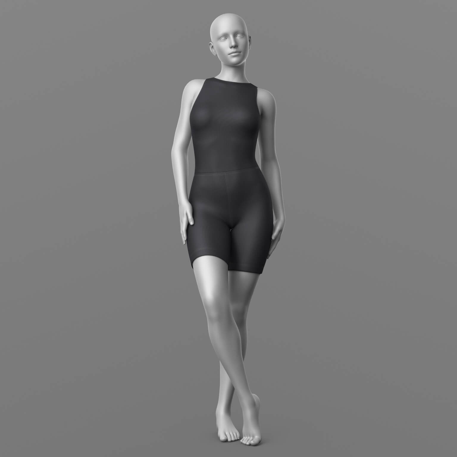 Sports Jumpsuit G8 Female Daz Content
