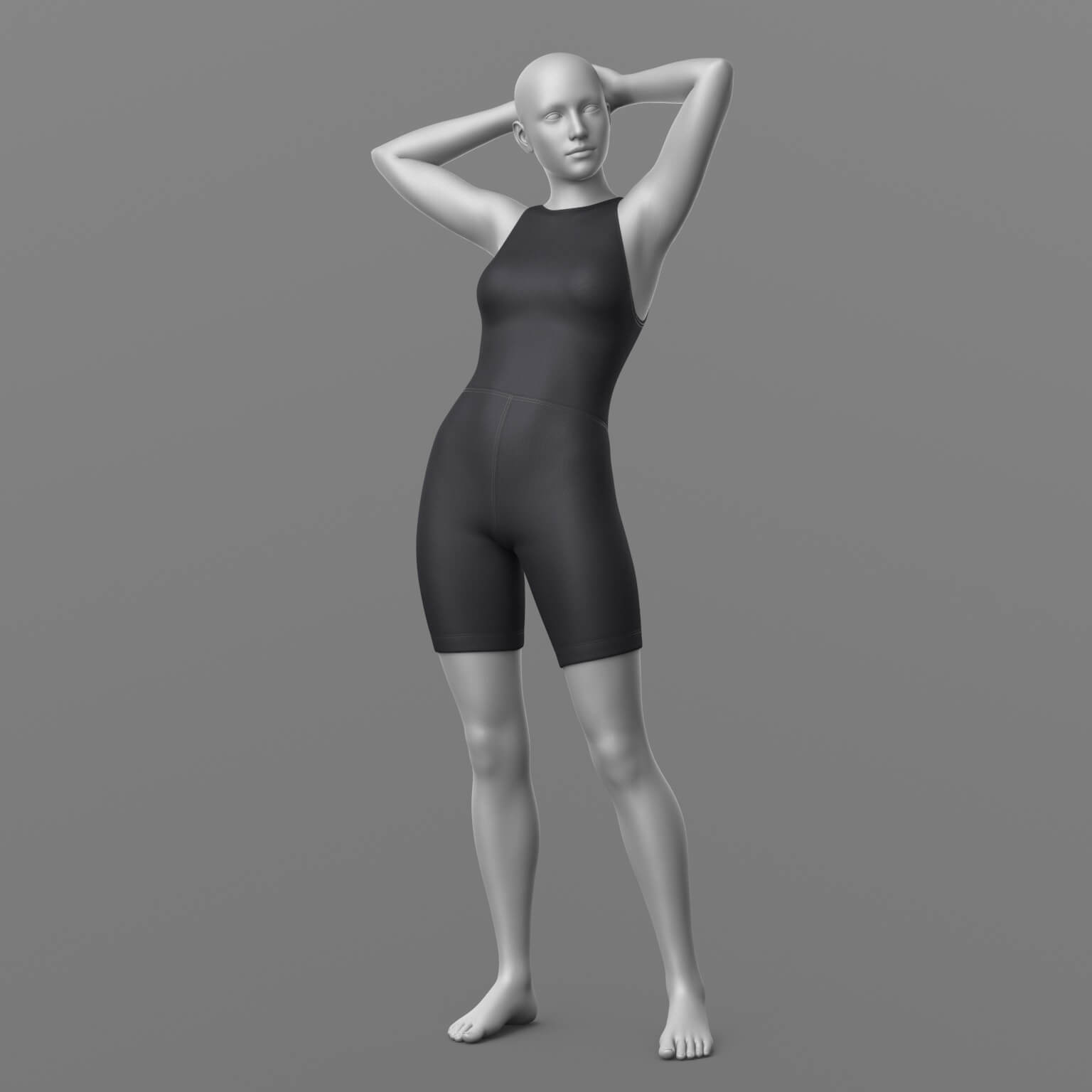 Sports Jumpsuit G8 Female Daz Content