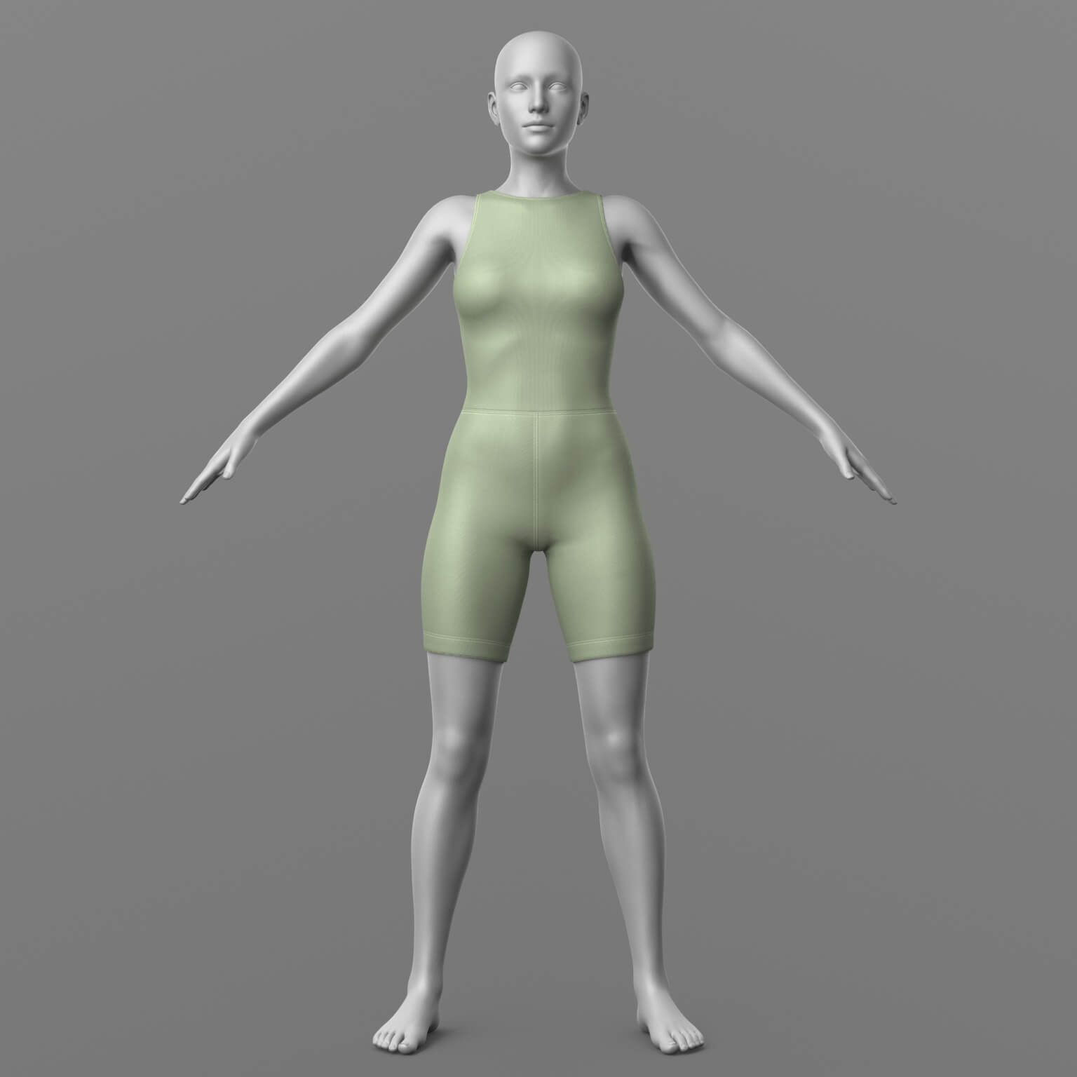 Sports Jumpsuit G8 Female Daz Content