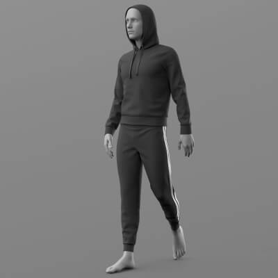 Sports Pants and Hoody G8 Male