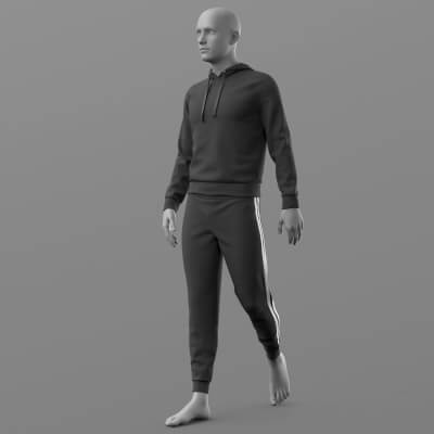 Sports Pants and Hoody 2v G8 Male