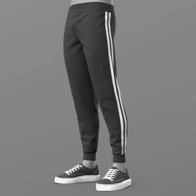 Sports Pants and Sneakers G8 Male