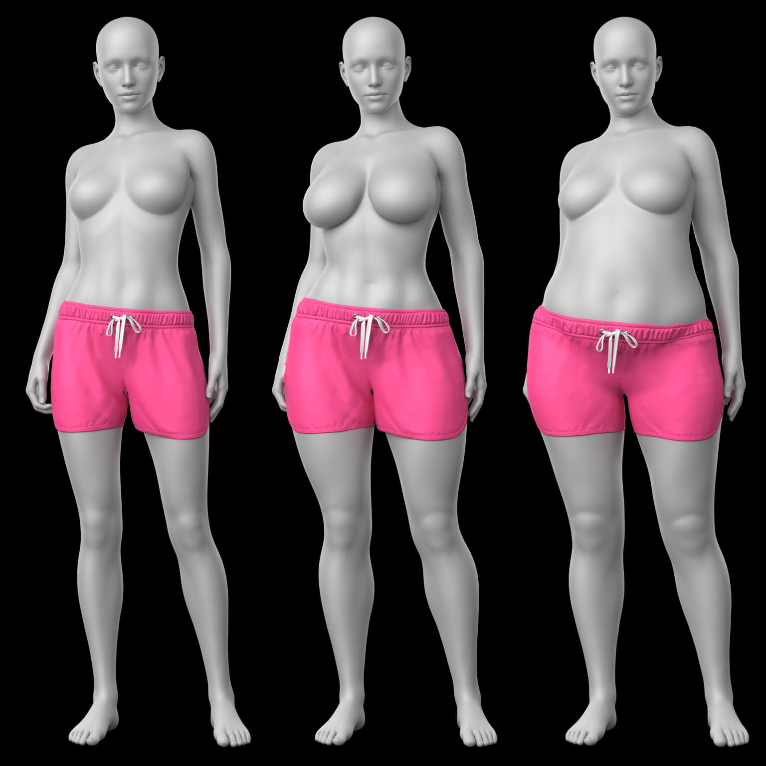 Sports Shorts 02v G8 Female Daz Content