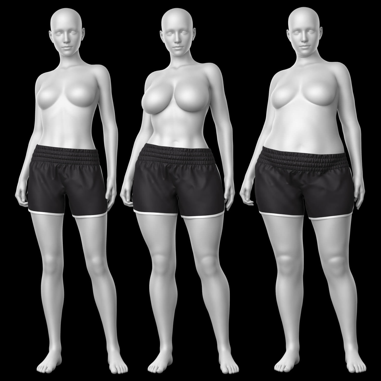 Shorts 03v and Top 08v G8F G9 Daz Content