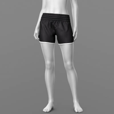 Sports Shorts 03v G8 Female