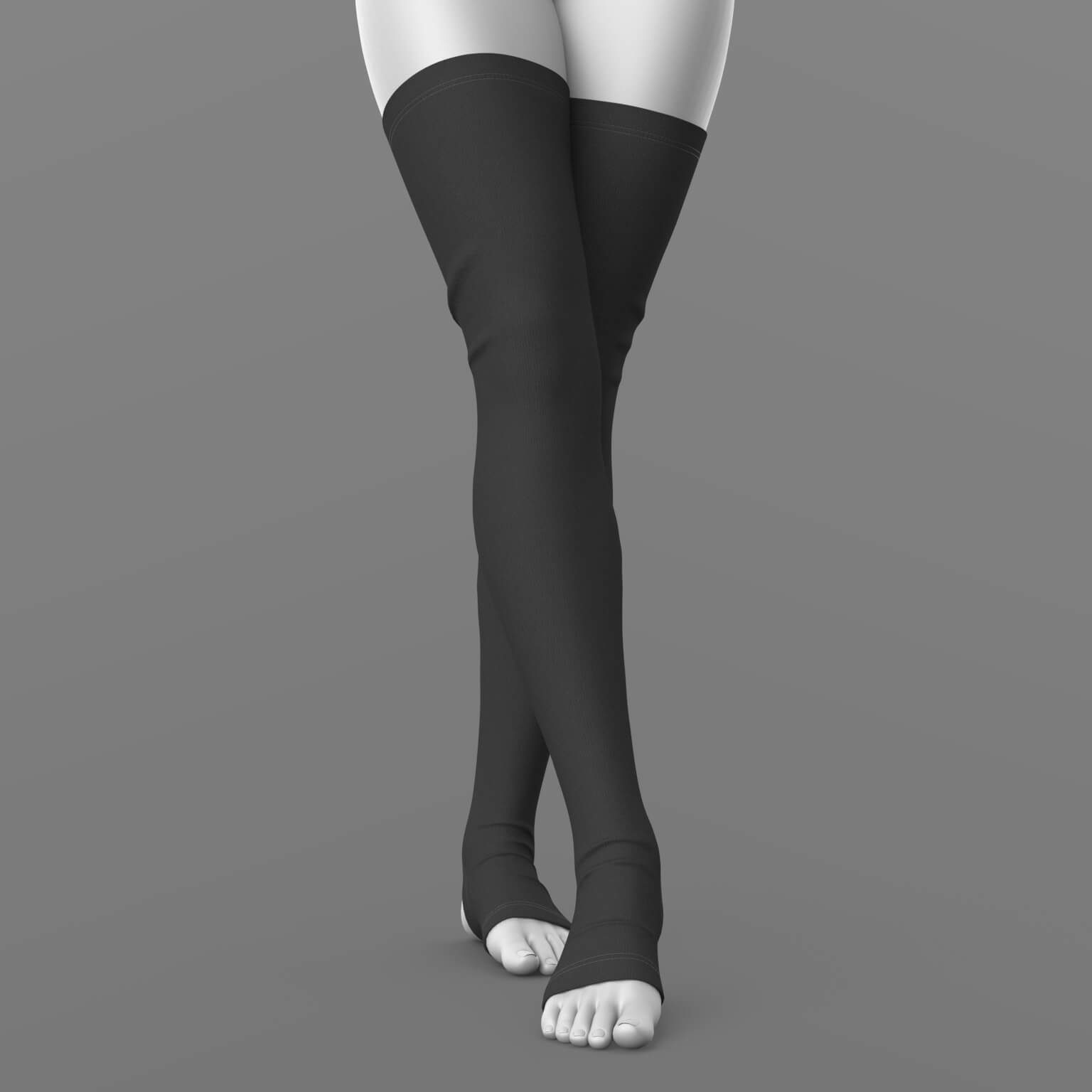 Oversize T-Shirt and Stockings 02v G8F Daz Content