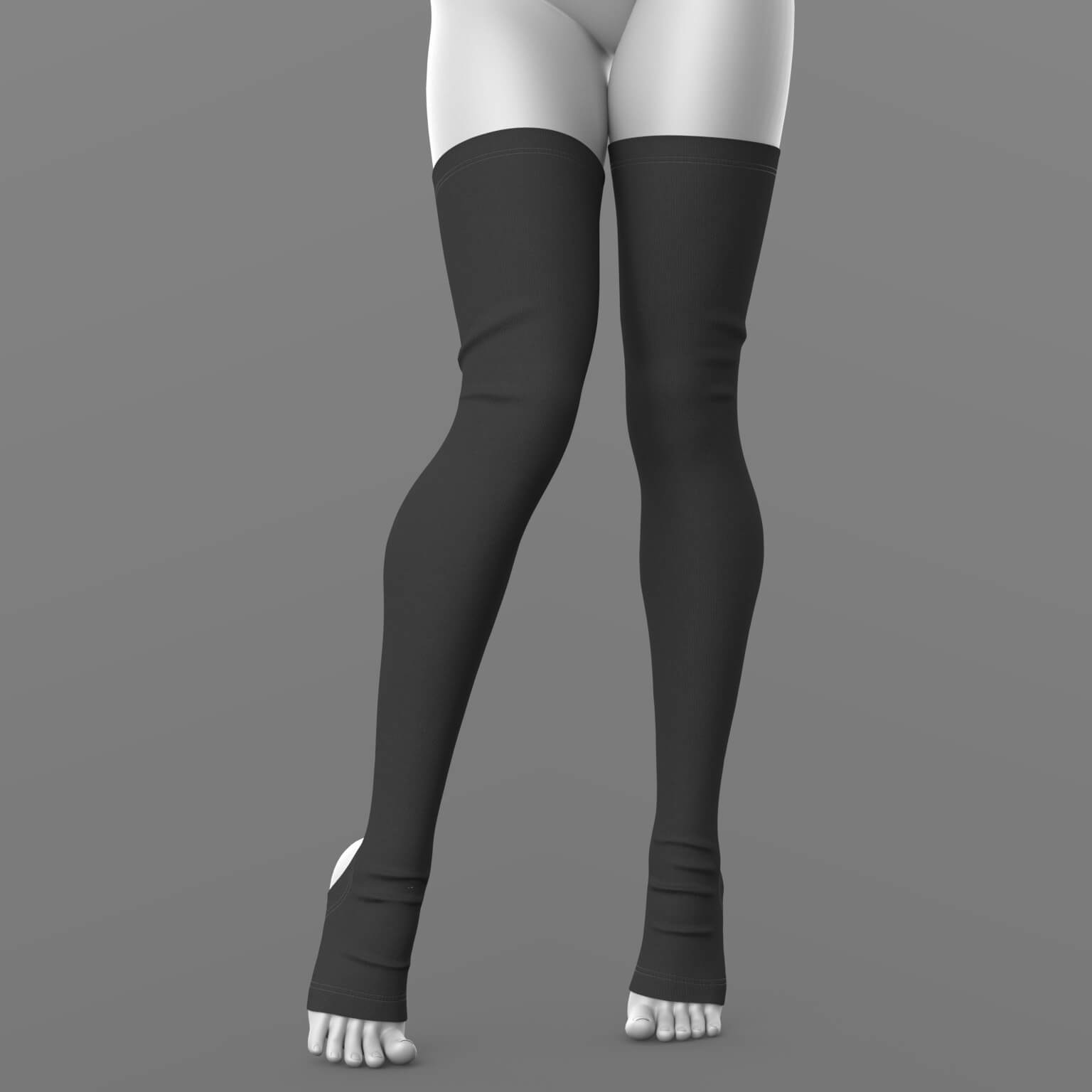 Oversize T-Shirt and Stockings 02v G8F Daz Content