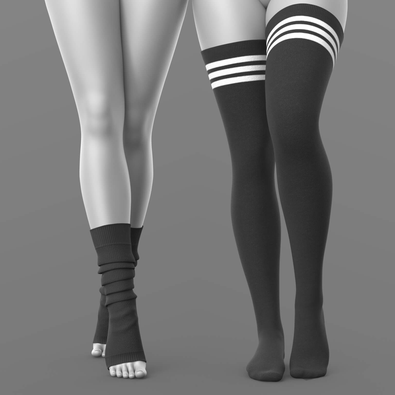 Stockings and Socks 04v G9 Daz Content