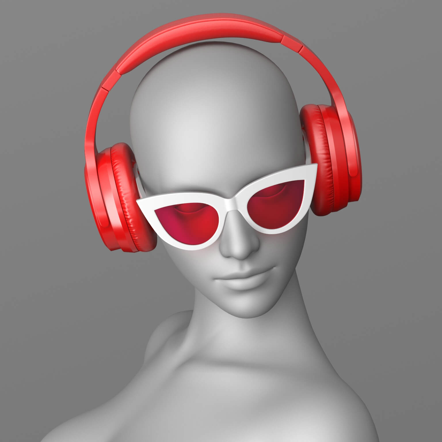 Sunglasses 02v Headphones G8 Female Daz Content