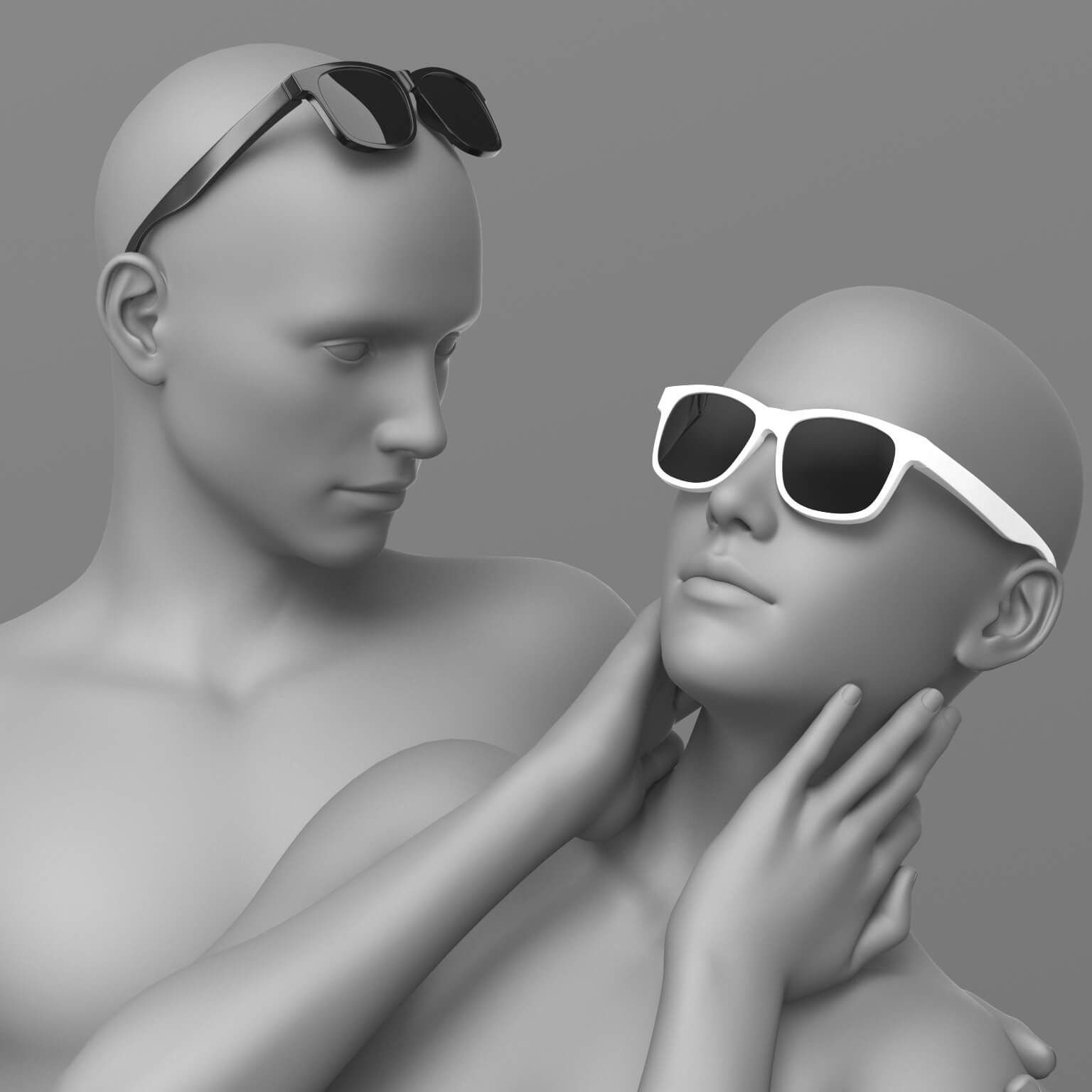 Sunglasses 2in1 G8 Female and Male Daz Content