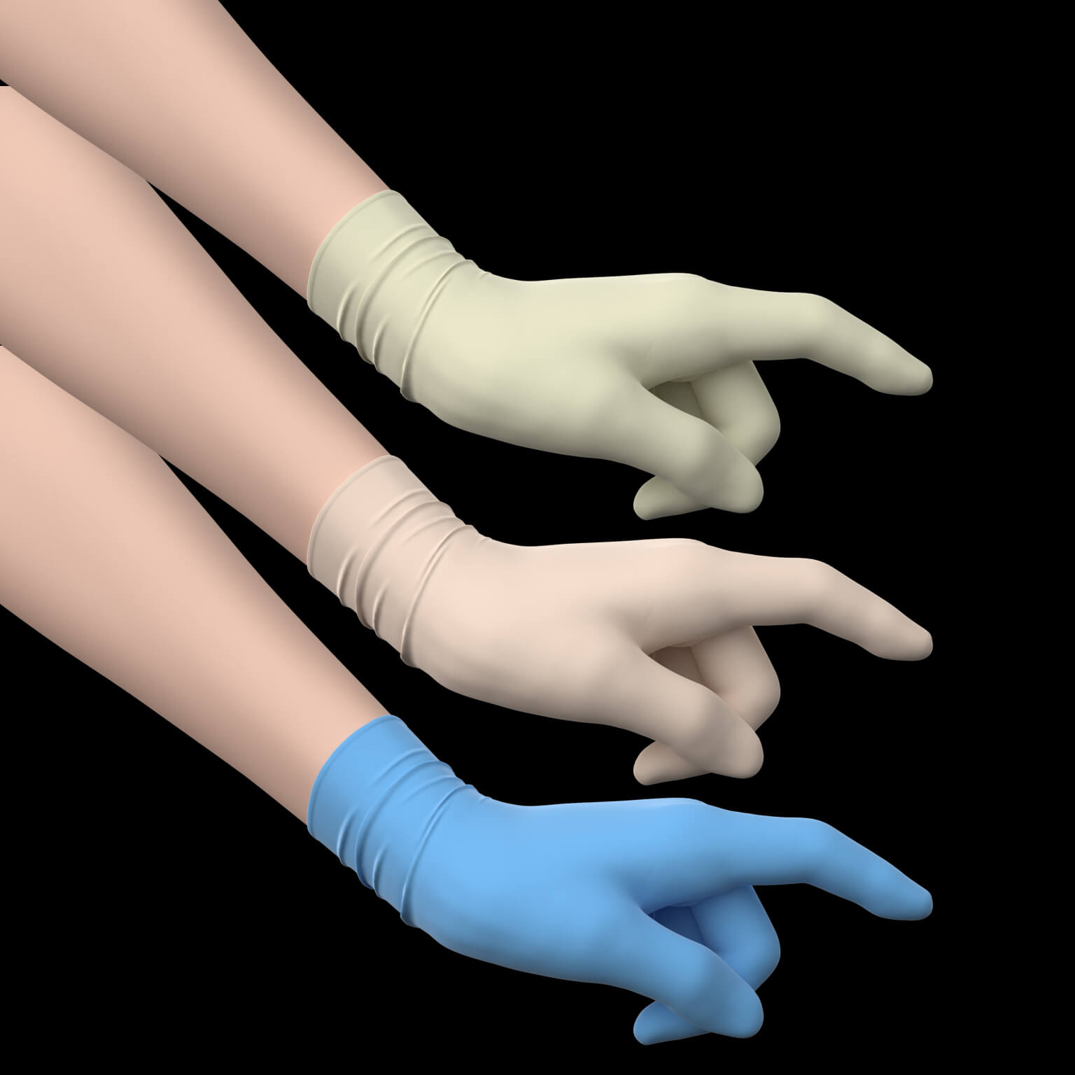 Nurse Outfit Surgical Gloves Mask G9 Daz Content