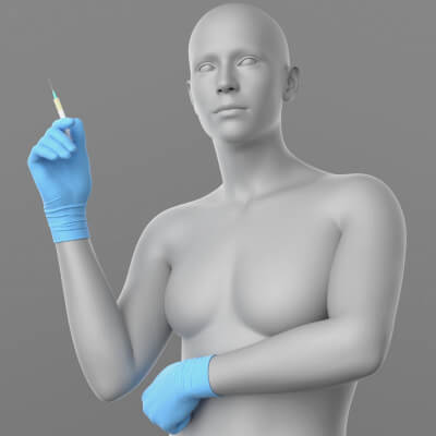 Surgical Gloves and Syringe G9