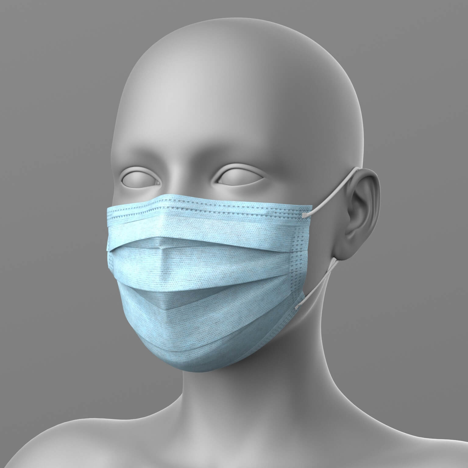 Surgical Mask G8 Female and Male Daz Content