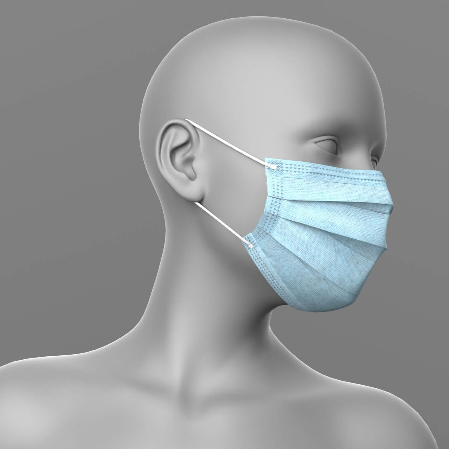 Nurse Outfit Surgical Gloves Mask G8F Daz Content