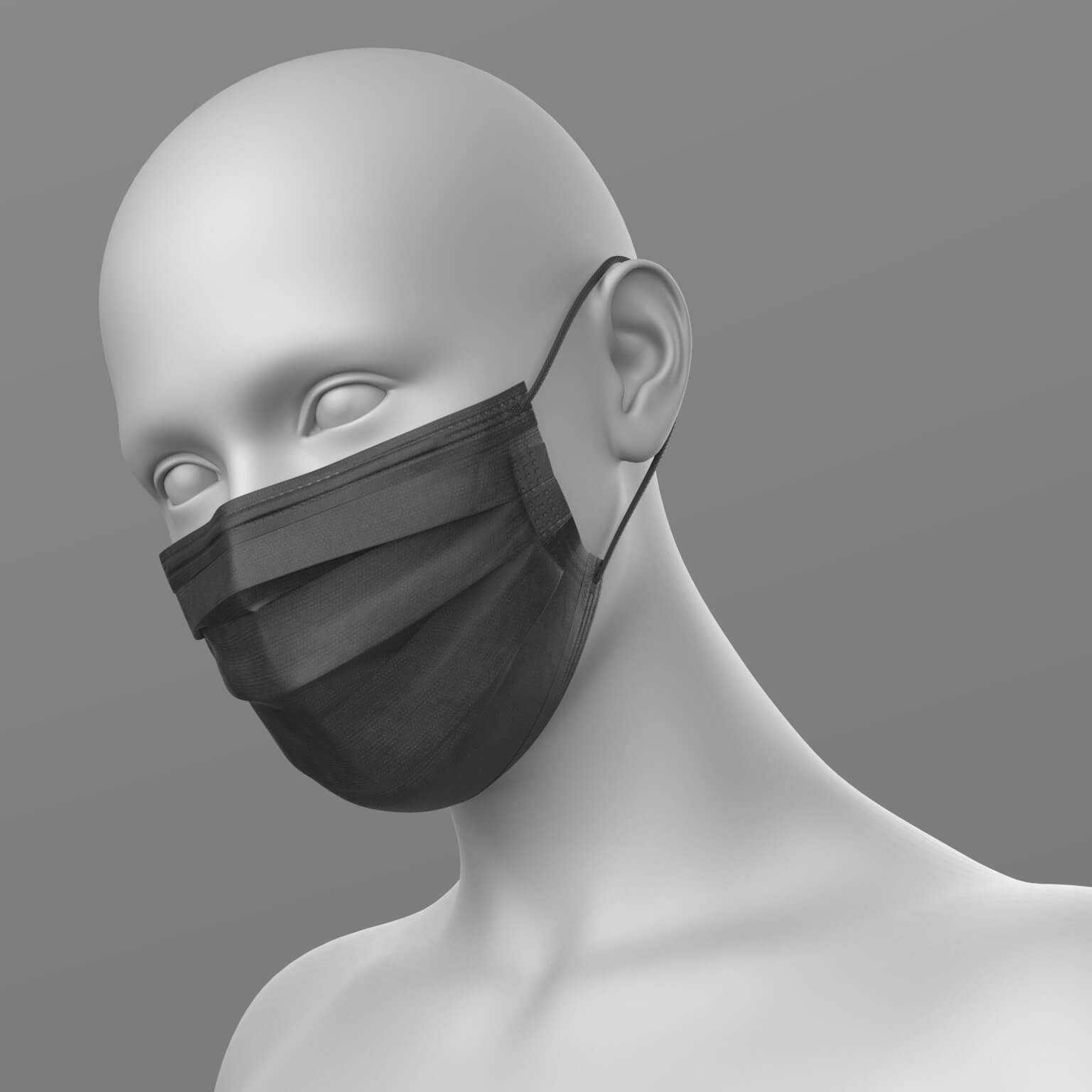 Nurse Outfit Surgical Gloves Mask G9 Daz Content
