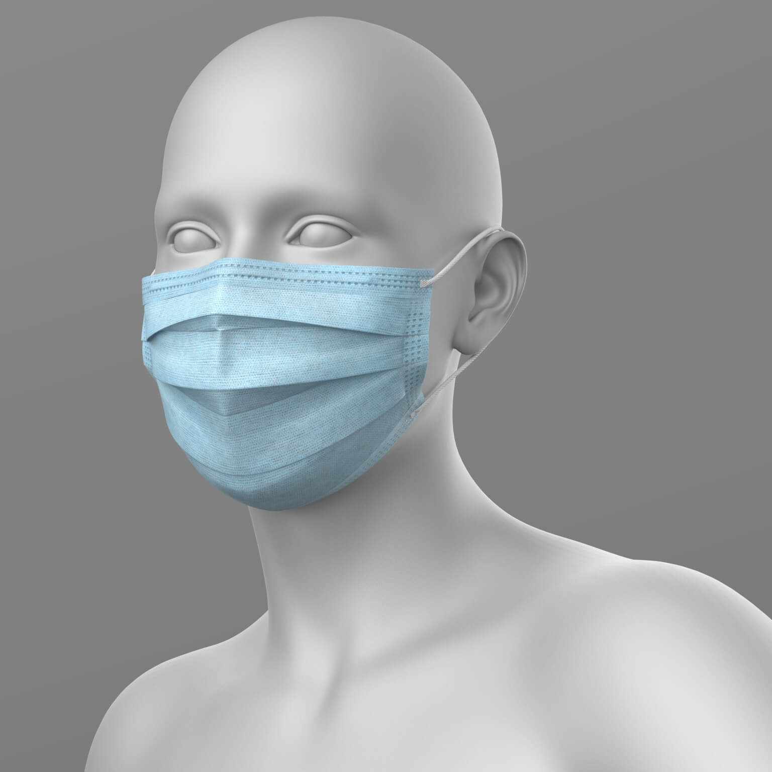 Nurse Outfit Surgical Gloves Mask G9 Daz Content