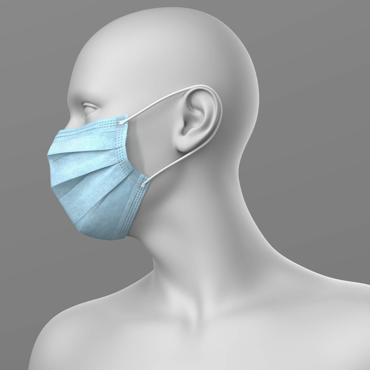 Nurse Outfit Surgical Gloves Mask G9 Daz Content