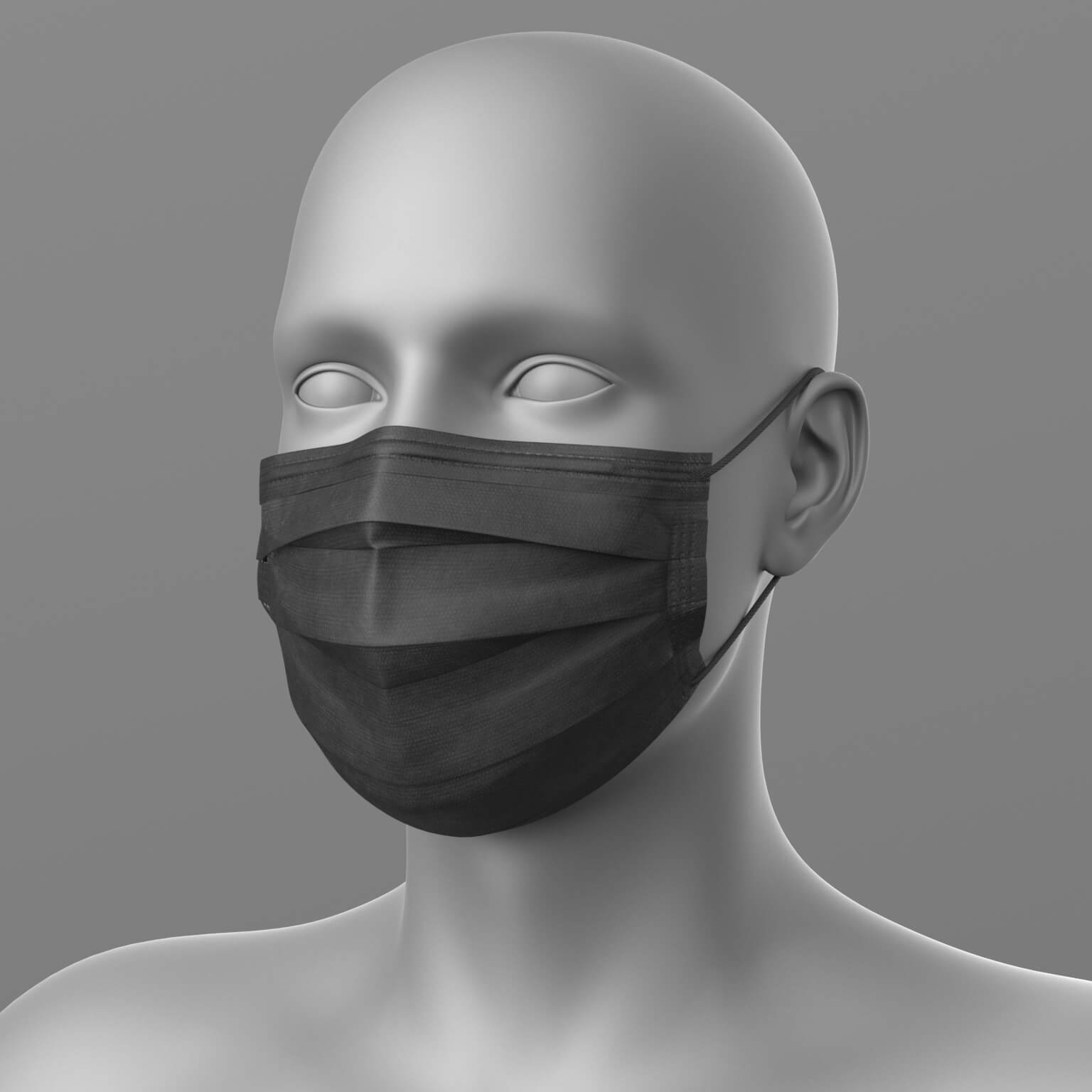 Surgical Mask Thermometer G8 Male Daz Content