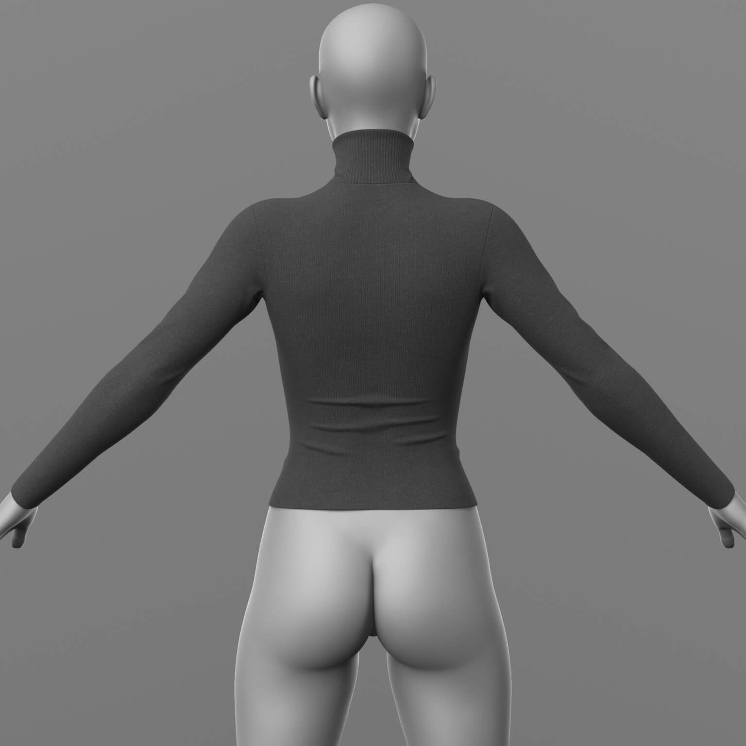 Sweater and Skirt Long G8 Female Daz Content