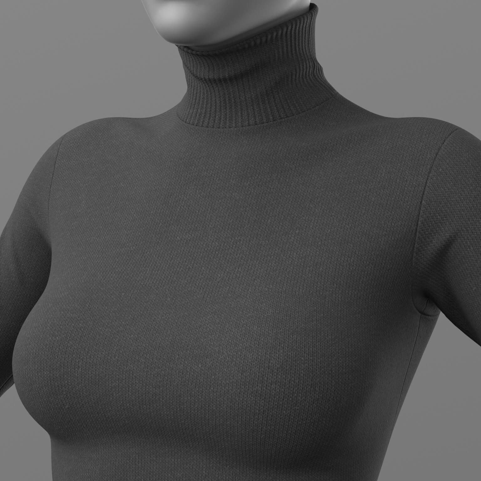 Sweater and Skirt Long G8 Female Daz Content