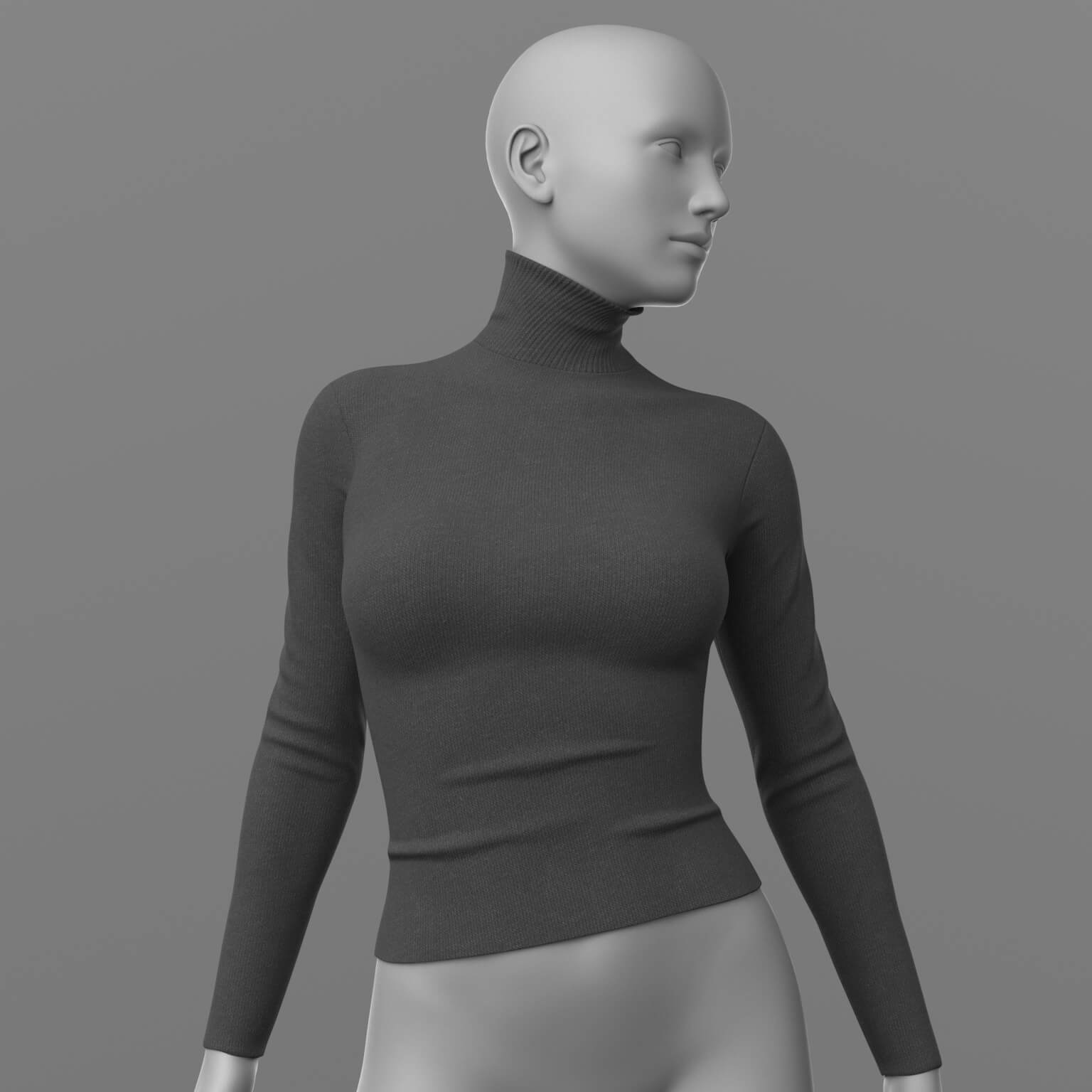 Sweater and Skirt Long G8 Female Daz Content