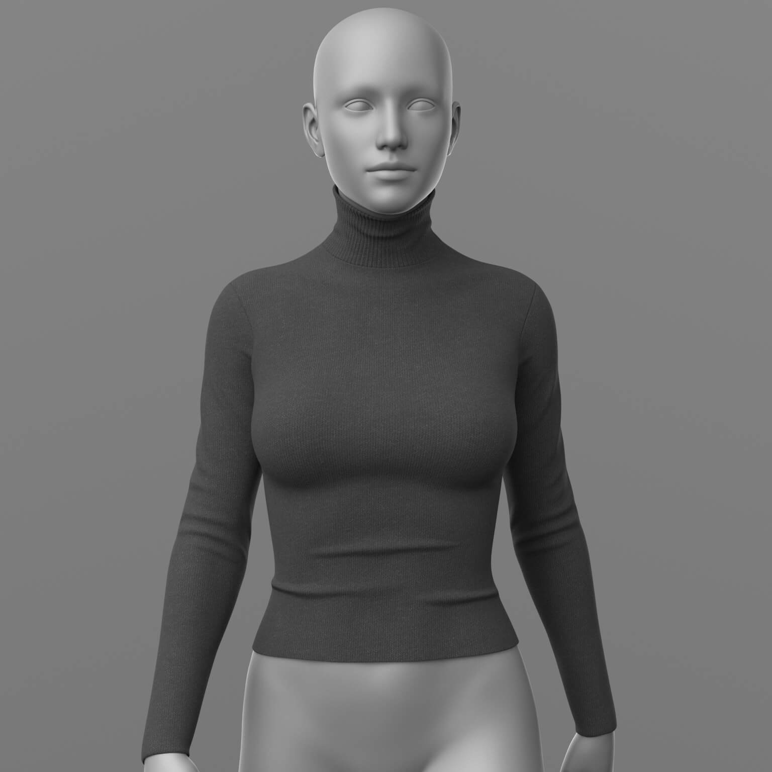 Sweater Long Skirt Shoes G8 Female Daz Content