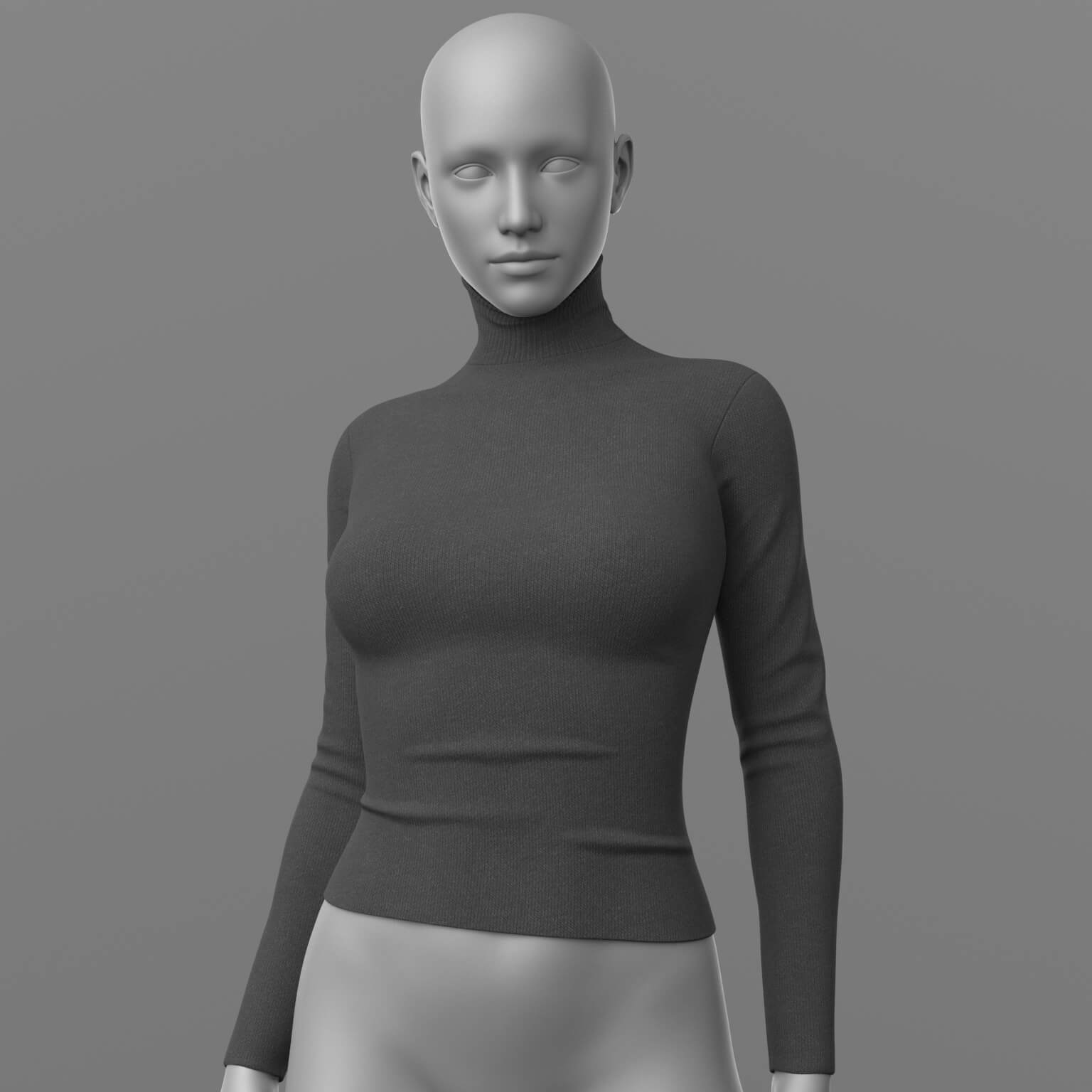 Sweater Long Skirt Shoes G8 Female Daz Content