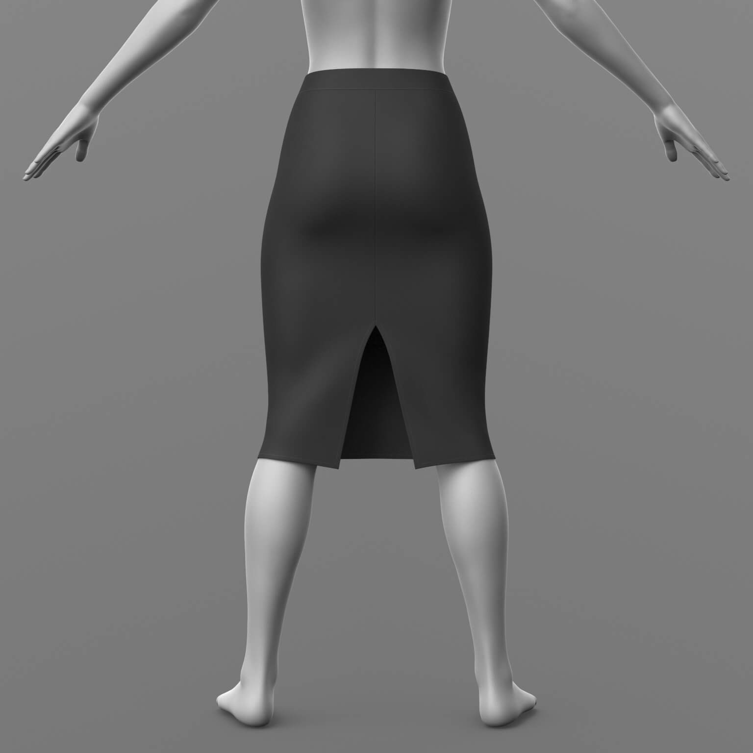 Sweater Long Skirt Shoes G8 Female Daz Content