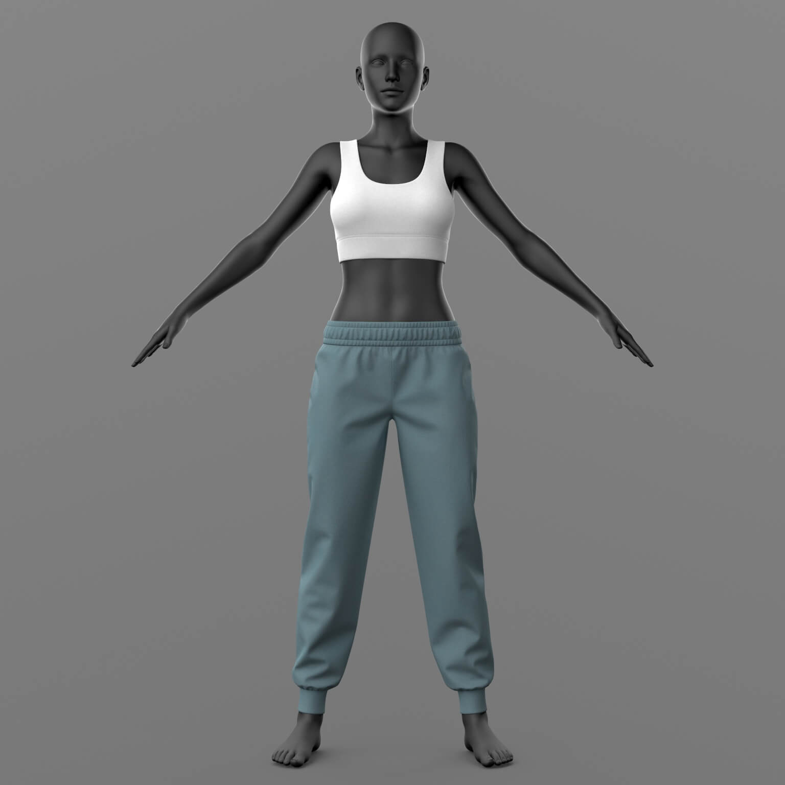 Sweatpants and Top G8 Female Daz Content