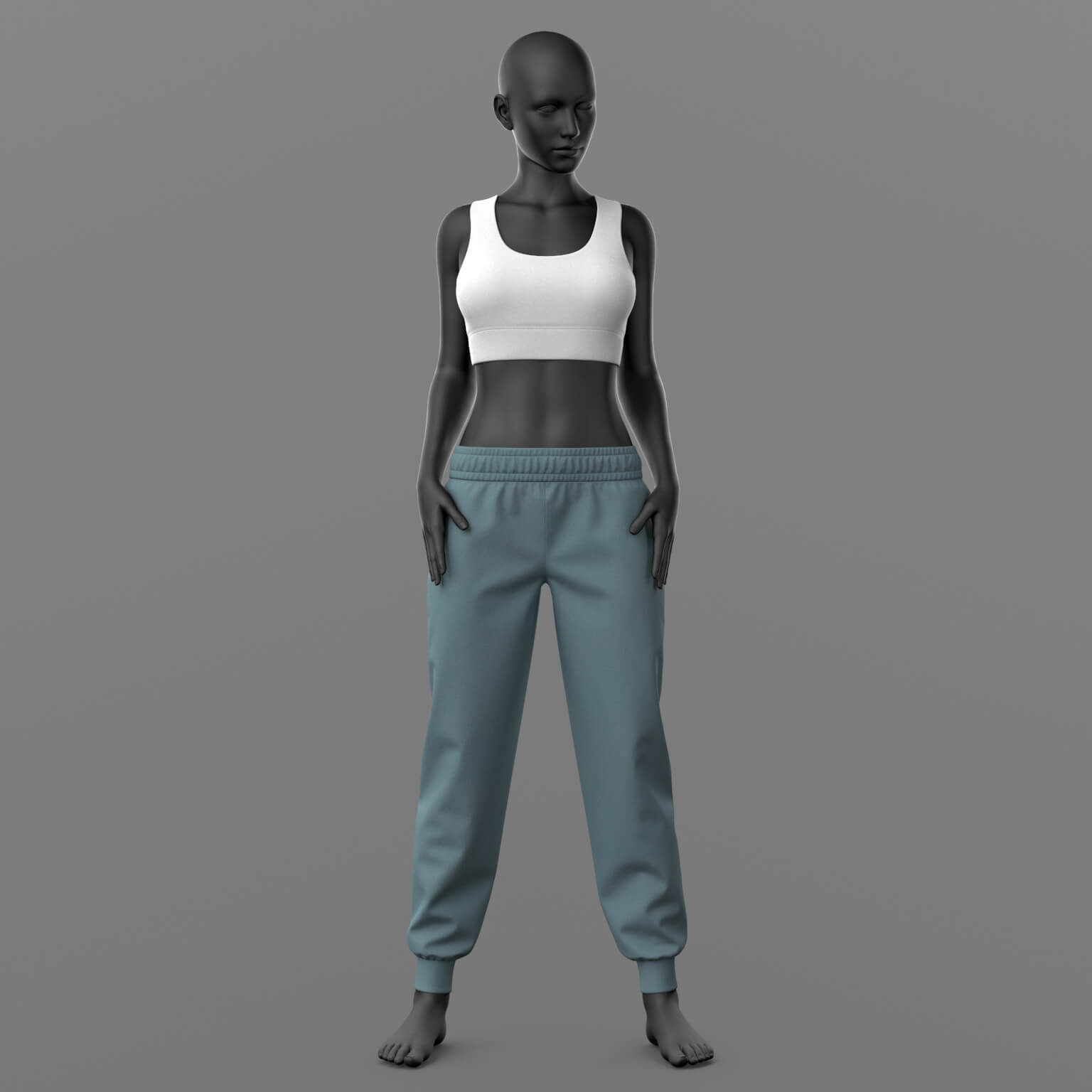 Sweatpants and Top G8 Female Daz Content