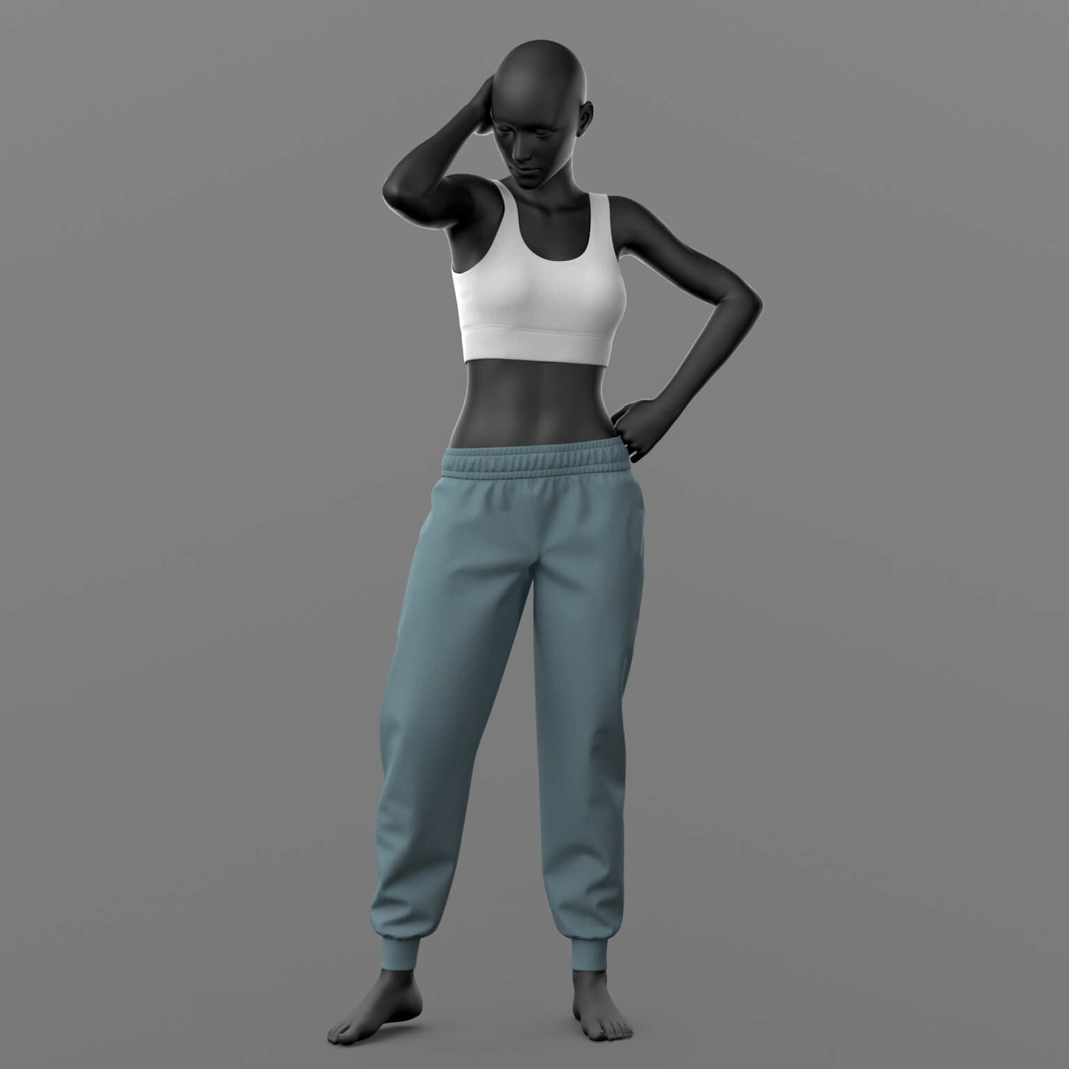 Sweatpants and Top G8 Female Daz Content